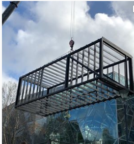 Viridian Glass – Greenhouse by Joost – construction commences